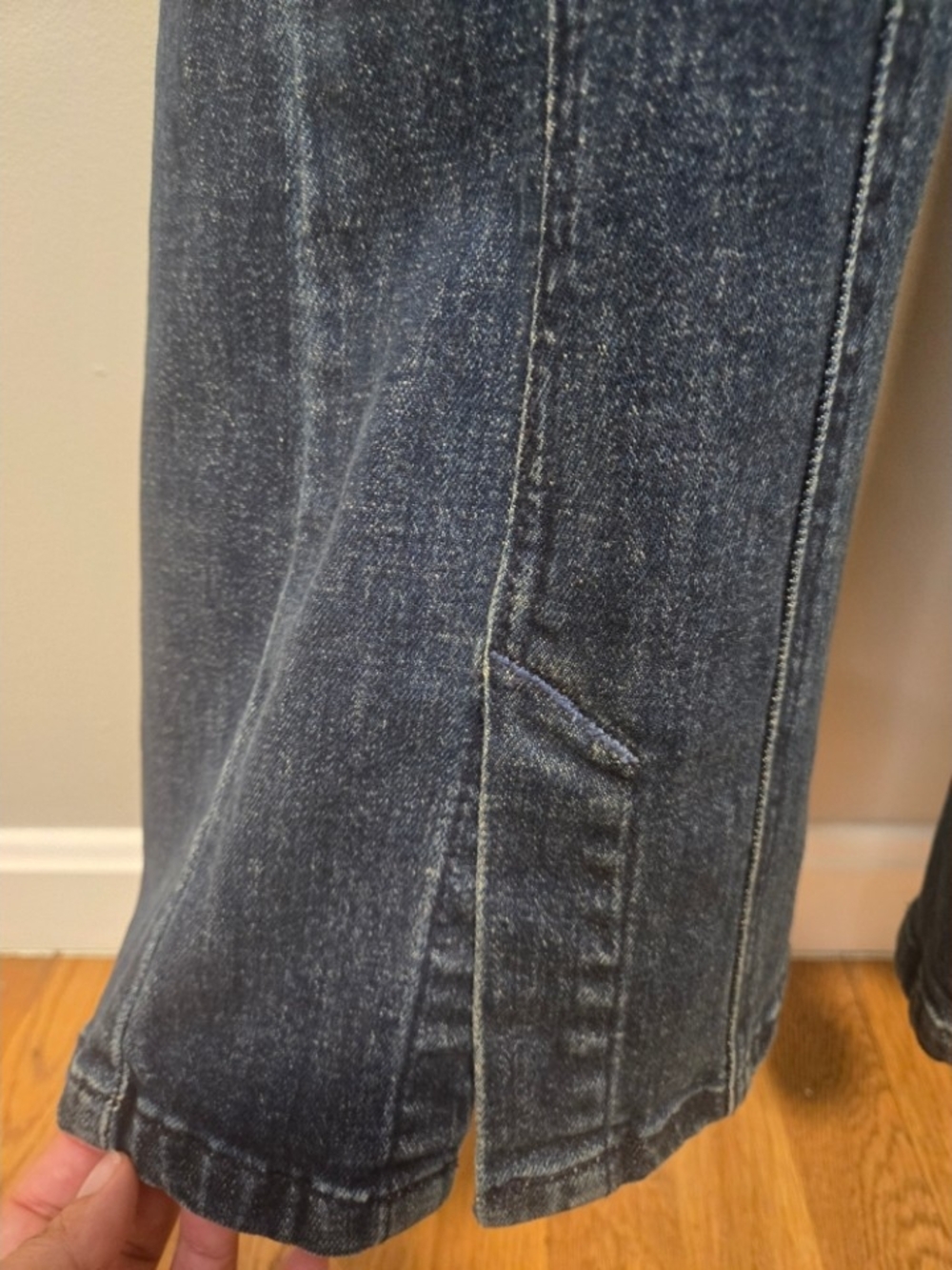 NWT We The Free Dark Indigo Denim Jumpsuit Size M - Picture 5 of 6